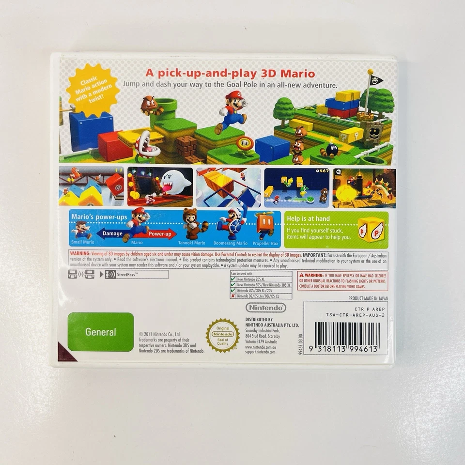 Super Mario 3D Land Nintendo 3DS 2DS Game complete - Image 2 of 4