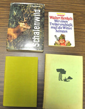 antiquarische 4 Bücher, Jagd + Natur; von Wi...
