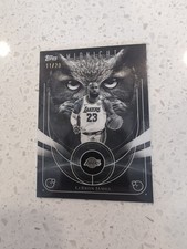 2025-26 Topps Midnight LeBron James #NO-1 Night Owls Equinox /20 Lakers