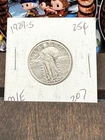 1929-S Standing Liberty Quarter Better Date Silver 25c Fine - Very Fine F / VF