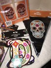 Day of The Dead Party Decorations, 2 Banners, 2 Window Posters, Candy Bags Skull — photo 3