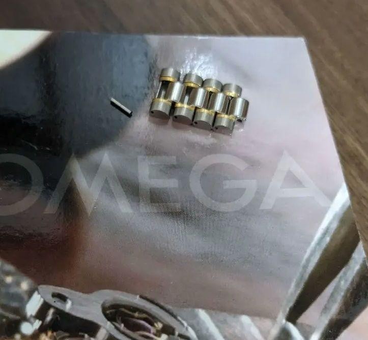 Omega Speedmaster K18 Gold & Steel 4-Panel Bracelet Set Undressed Components