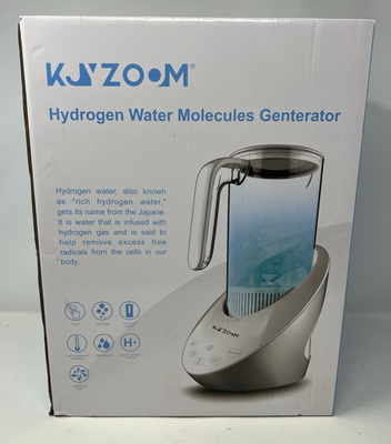 NEW Kjyzoom Hydrogen Water Generator Ionized Water Machine - MSRP