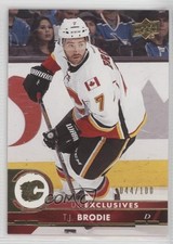 2017-18 Upper Deck Exclusives 44/100 TJ Brodie #31 0dg