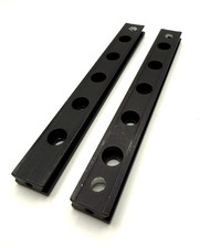 2X Thorlabs RLA0600 Dovetail Optical Rail, 6", Imperial, with Drilled Holes