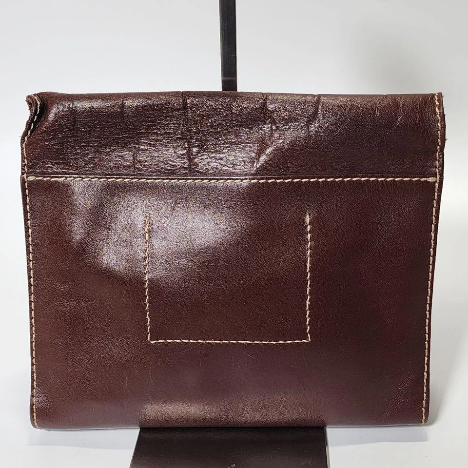 Vivienne Westwood коричневый кожаный наплечная сумка с мотивом ключа подлинный дизайнер - Изображение 3 из 4