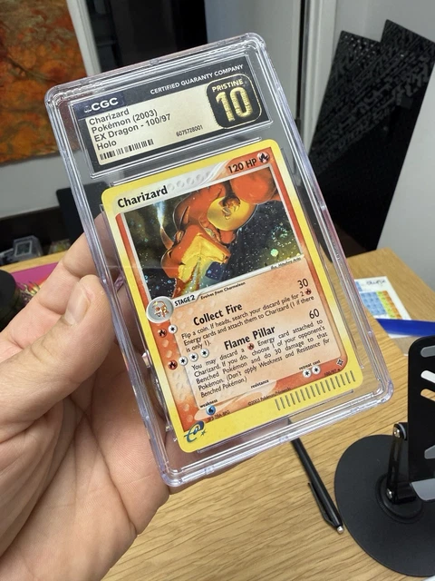 Pokémon TCG Charizard EX Dragon 100/97 Holo Secret Rare psa cgc 10 pristine