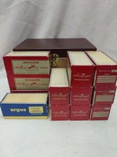 11 Airequipt 1 Argus Magazine Automatic slide changer 36 2x2 Slides lot 12  box