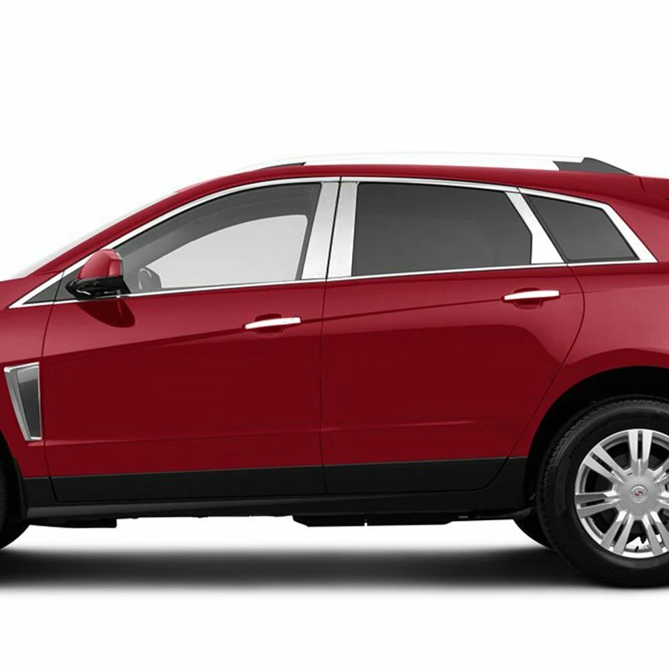 For 2010-2016 Cadillac SRX Stainless Steel Chrome Pillar Post + Mirror Covers - Image 4 of 4