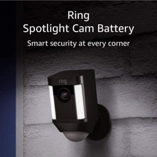 NEW Ring - Spotlight Cam Wire-free Battery HD Security Camera Two-Way Talk WiFi