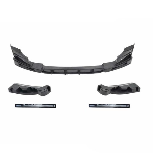 1Set Front Bumper Spoiler Lip With Light For Land Rover Defender 2020-2024 Black - Bild 2 von 9