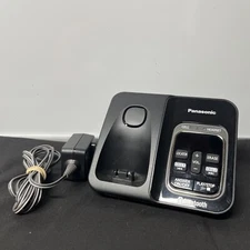 Black Panasonic KX-TGD560 Bluetooth Link2Cell Main Base Only. With POWER CORD