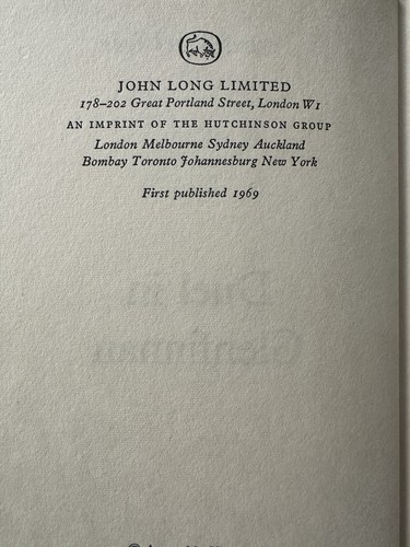 Duel in Glenfinnan, Angus MacVicar. 1969 1st Edition Crime Thriller. Rare - 第 5/5 張圖片