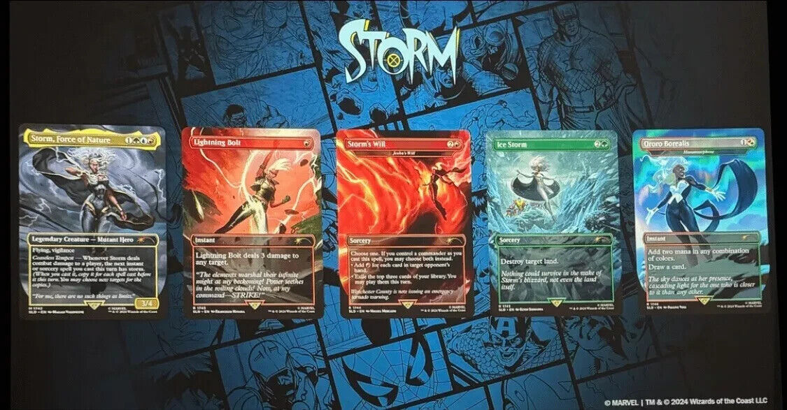 MTG Magic The Gathering Marvel Secret Lair Storm Foil Sealed MTG Magic The Gathering Marvel Secret Lair Storm Foil Sealed