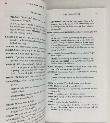 The Sugar Witch by Nathan Sanders 2008 Southern Gothic Drama Play INSCRIBED - Picture 8 of 10