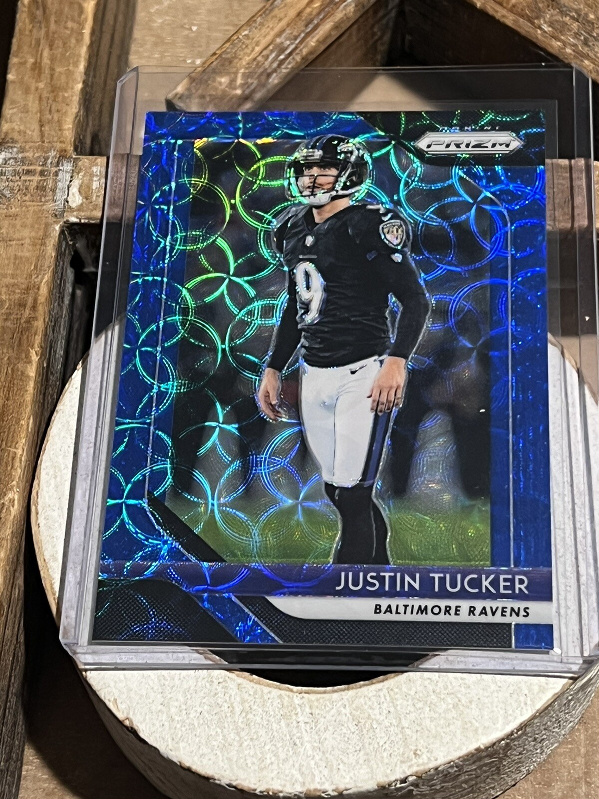 2018 Panini Prizm Blue Scope Prizm Justin Tucker 182 78/99