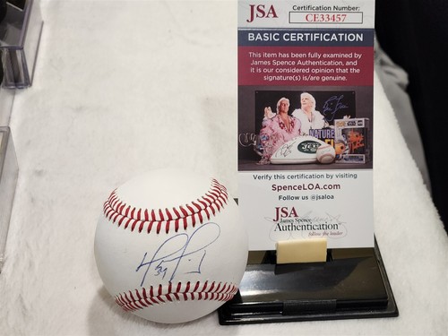 Béisbol con logotipo de Rawlings firmado por David Ortiz certificado de autenticidad JSA RED SOX