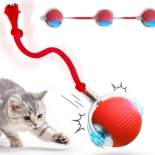 Dog Cat Toy Automatic Rolling Ball Smart Electric Pet Self-Moving Kitten Game US - Picture 17 of 17