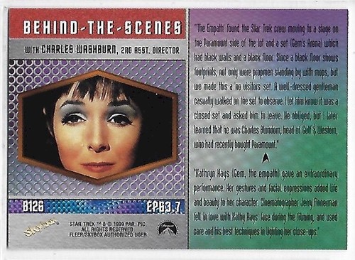Star Trek TOS Originalserie Staffel 3 hinter den Kulissen Kartenauswahl B111-158 - Bild 41 von 101