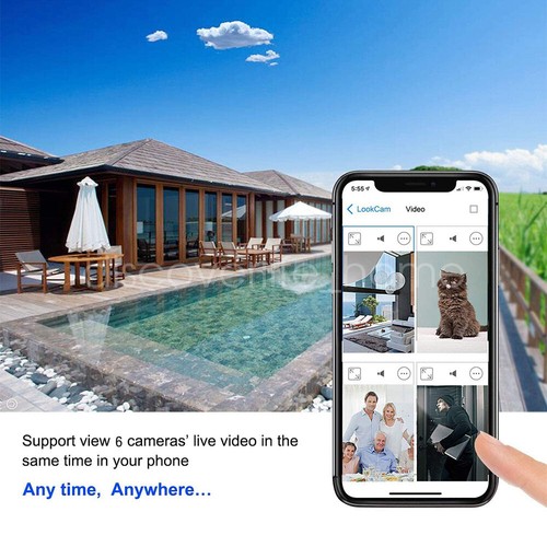 Wireless Camera Mini Wifi IP Recording 1080P HD Security Cam with Night Vision - Picture 9 of 9
