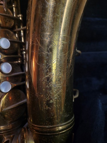 Early Transitional Naked Lady Face Conn Alto Saxophone Rare - Picture 2 of 11