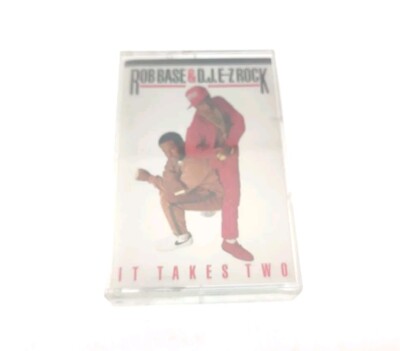 It Takes Two by Rob Base & DJ E-Z Rock Cassette Tape 1988 Ty57