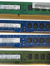 LOT 14 , SORTED Samsung OTHER S4GBDDR3 1Rx8 PC3-10600U-9-10-A0 M378B5773CH0-CH9