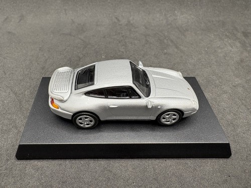 Kyosho 1/64 Porsche collection 911 Turbo 993 1995 silver diecast model car 3H2 - Picture 2 of 5