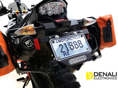 denali b6 auxiliary led license plate brake light