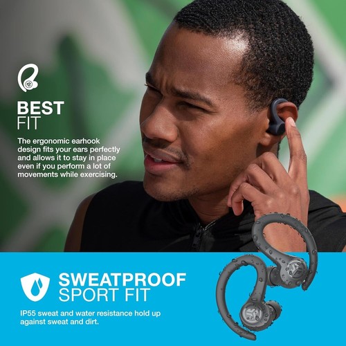 JLab GO Sport+ Auriculares Bluetooth, True Wireless, Auriculares de Gimnasio, Reacondicionados - Imagen 2 de 54