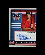 RARE 2023 USA Baseball SP JAXON WALKER AUTO /25! United States STAR