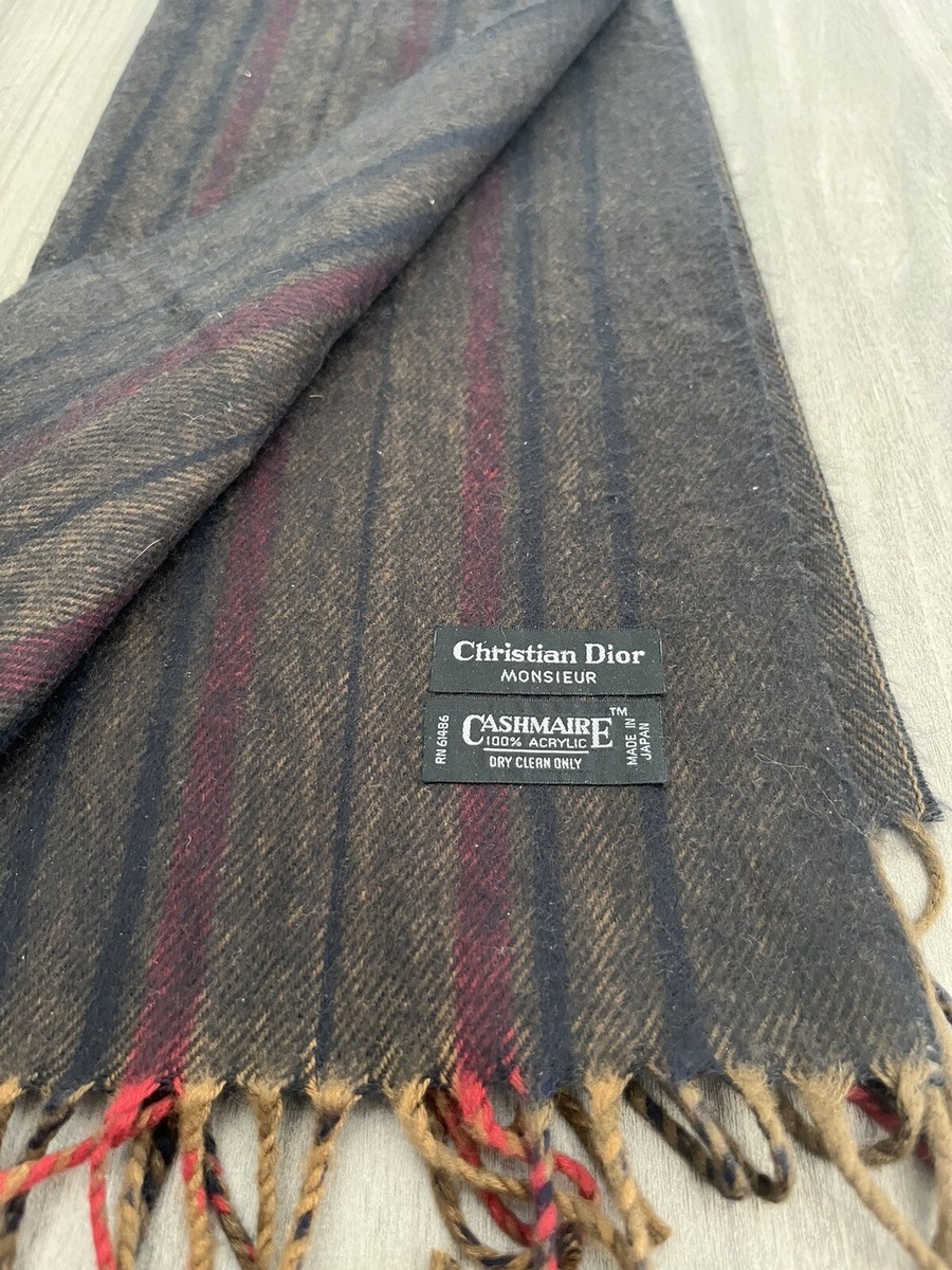 Christian Dior archive Cashmere scarf