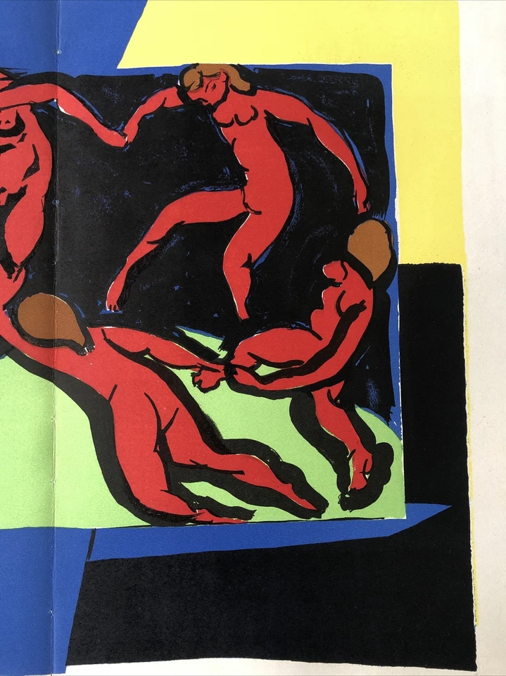 Henri Matisse,La Dance 原版 Verve 石版画 巴黎 Mourlot 1939 复古 — 第 4/4 张图片