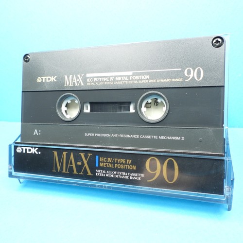 🍒 1x TDK MA-X 90 metal * IEC IV Type 4 * Tape Cassette Kassette кассета * 1990 - Bild 2 von 5
