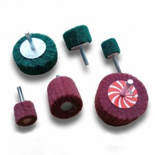Vliesf&auml;cherschleifer 40mm-100mm Schleifstift Schleifmop Vliesmop Vliesschleifer