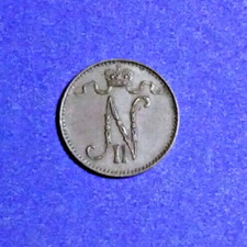 FINLAND 1903 (1) PENNI   U-GRADE   NICHOLAS II (1894-1917) KM#13 NICE COIN!! #2