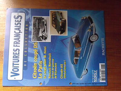 $$ French car booklet No. 48 Citroen Coupe DS Citroen AX Renault Nerva