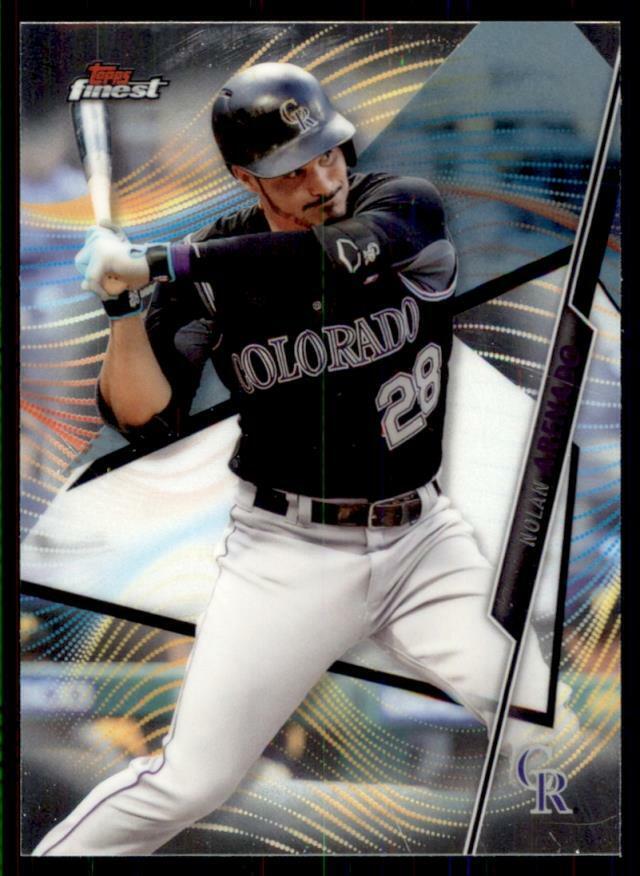 2020 Topps Finest Base #86 Nolan Arenado - Colorado Rockies