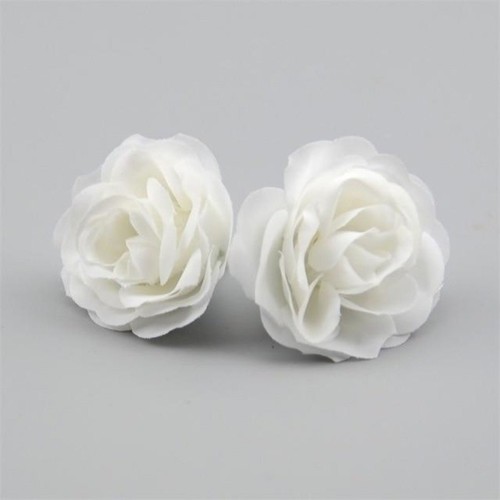 10 piezas 2,5 cm Mini Paño de Rosa Flor Artificial para Boda Fiesta Decoraciones del Hogar - Imagen 15 de 15