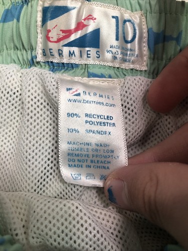 Bermie’s Boys Shark Swimming Trunks Size 10 Toddler - Picture 4 of 6