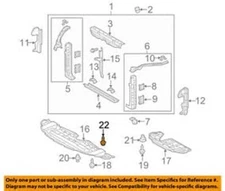 Genuine Toyota Lexus (1969-2020) 9011906699 Bolt Rear & Front Shield 90080-11718
