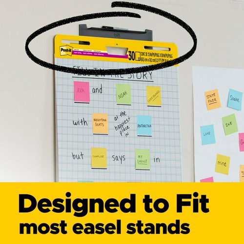 Post-it Super Sticky Easel Pad Great for Virtual Teachers and Students 25 x30 - Picture 4 of 9