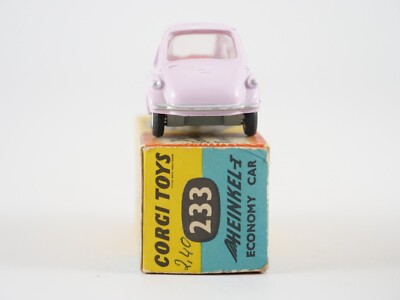 Corgi - 1:43 - n° 233 2x Heinkel Economy Car Fabriqué en