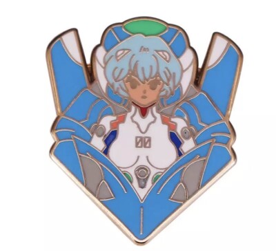 Evangelion EVA Metal Enamel Pin Badge Japanese Anime | eBay UK