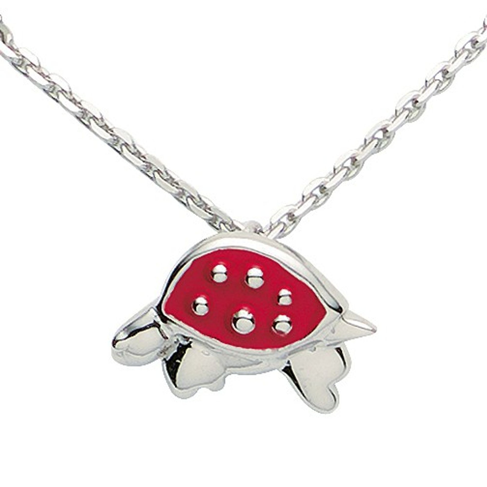 Базовая модель Silber 21KS105 Mdchen Collier Schildkrte Sterling-Silber 925 36 см rot 6490₽