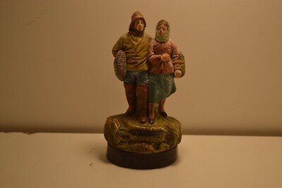Figurine Grotesque Vintage - Tête Mobile - Western Germany - Pêcheur - Années 60/70