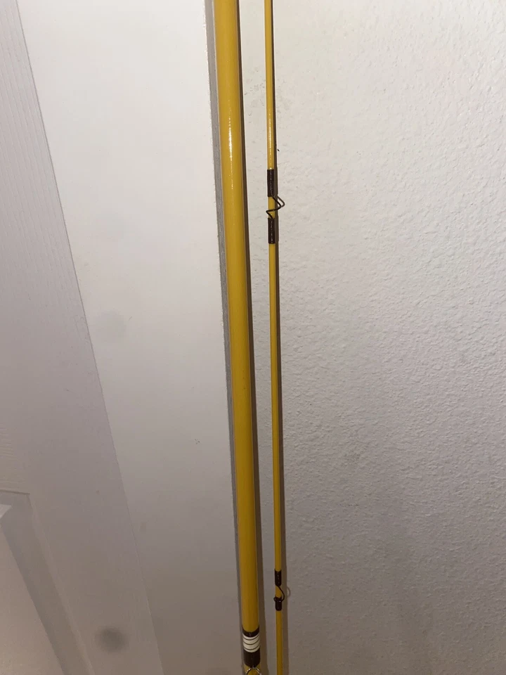 WRIGHT MCGILL "FAVORITO" NO MB-2585 8 1/2 PIES 2 PIEZAS CAÑA DE PESCAR CON MOSCA LÍNEA 7 NOS Foto 4 de 4