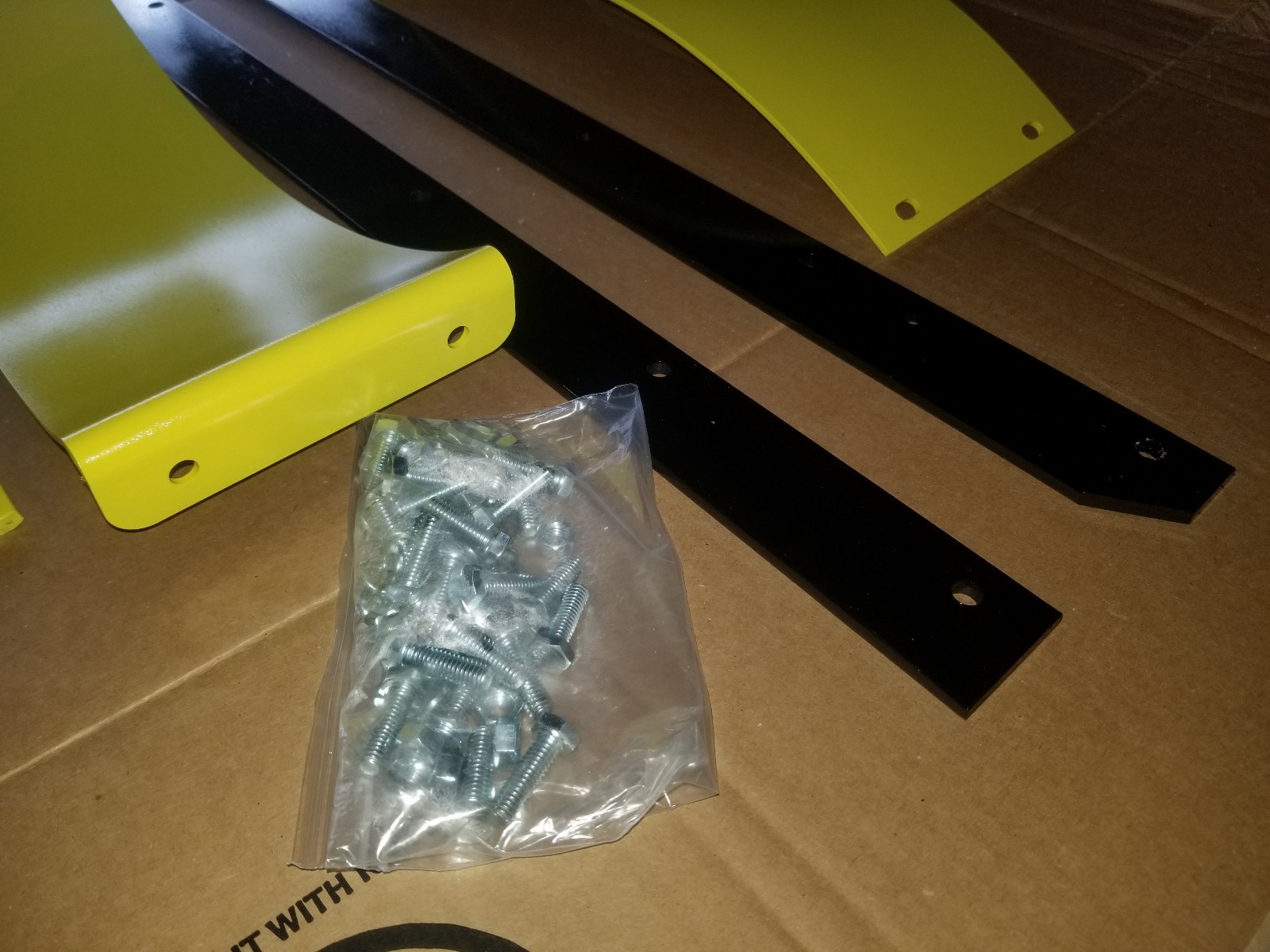 54" SNOW PLOW BLADE EXTENSIONS & 1/4 THICK WEAR BAR TO 72" WIDE FITS