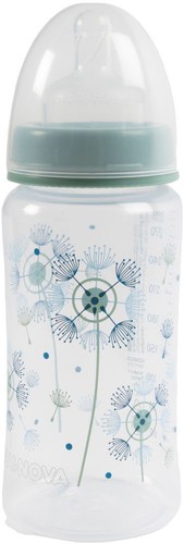 Biberon per neonati Poupy con collo largo decorato da 300 ml - Foto 2 di 6
