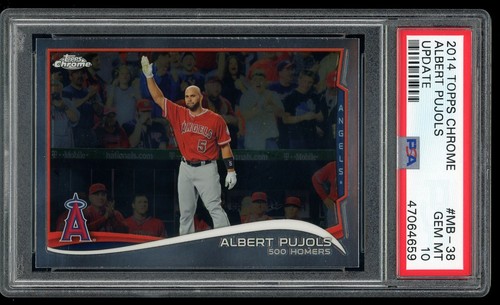 2014 Topps Chrome #MB-38 ALBERT PUJOLS - PSA 10 GEM MINT (LOW POP) Dodgers HOF - Picture 3 of 4